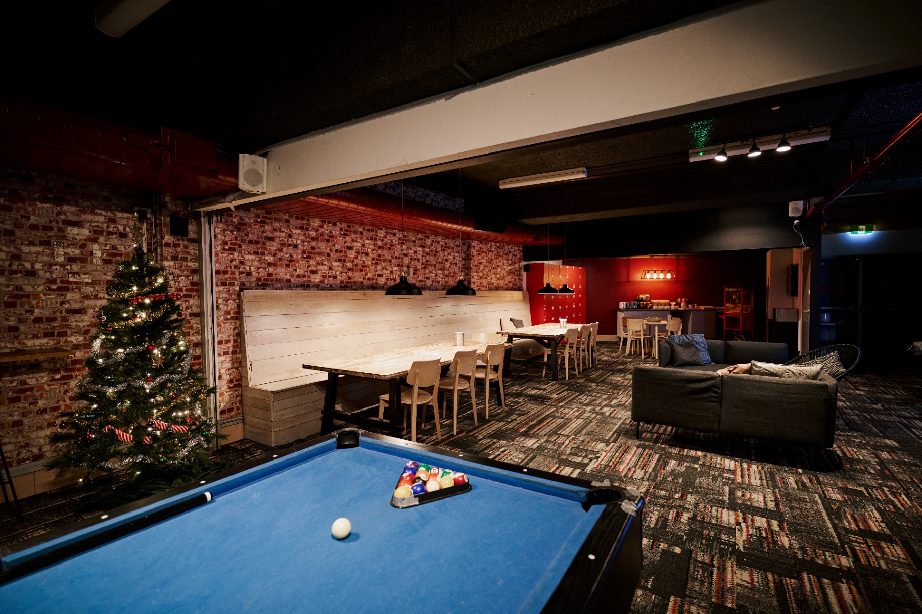 Bar and social space